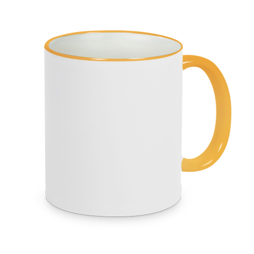 SUBLI Mug R&H 330 ml. - golden yellow