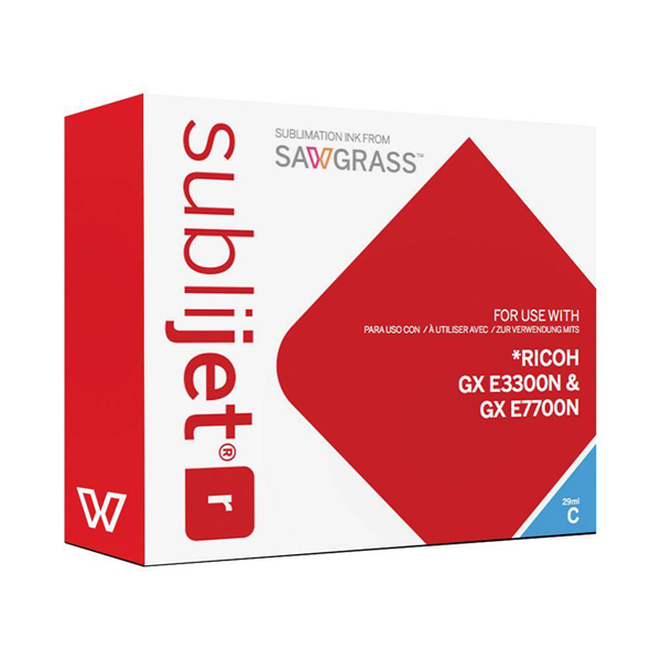 SubliJet R 3300 gel inkt - cartridge 29 ml. Cyan