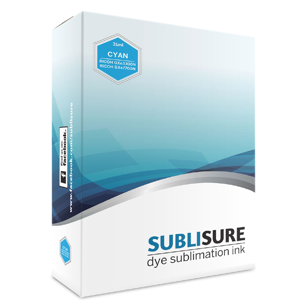 SubliSure GX 3300/7700 Cyan - cartridge 31 ml.
