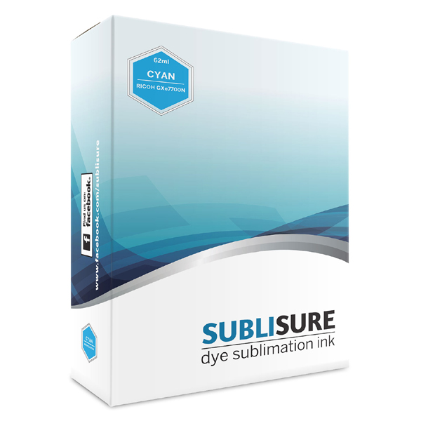 SubliSure GX 7700 Cyan - cartridge 62 ml.