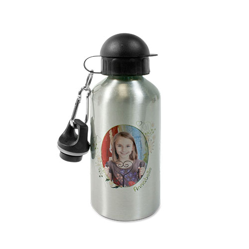 AluSub Drinkfles 400 ml. zilver - bidon inclusief dop