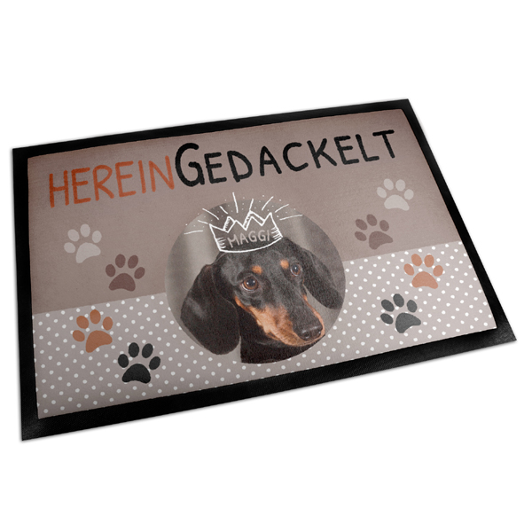 Subli Deurmat 60 x 90 cm. - anti-slip rubber onderlaag