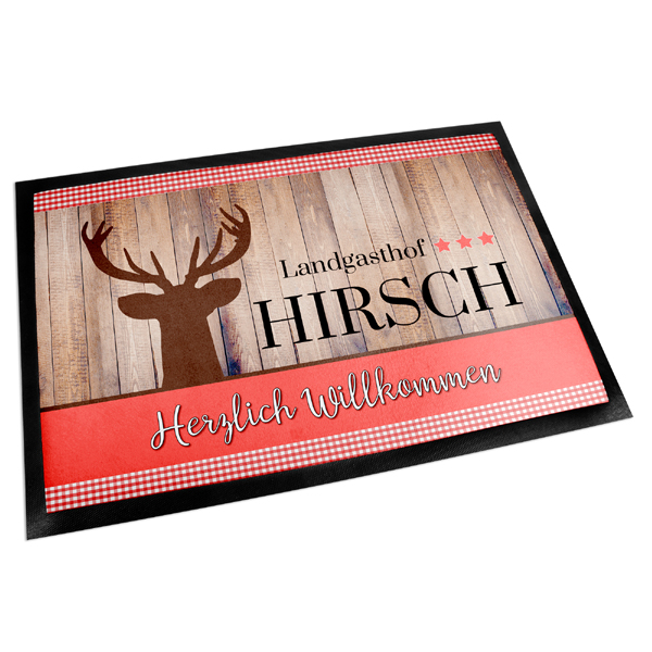 Subli Deurmat 80 x 120 cm. - anti-slip rubber onderlaag