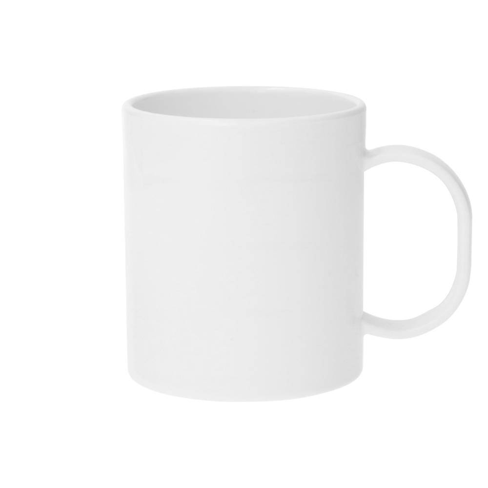 Subli Plastic Mug wit 330 ml. - kunststof beker