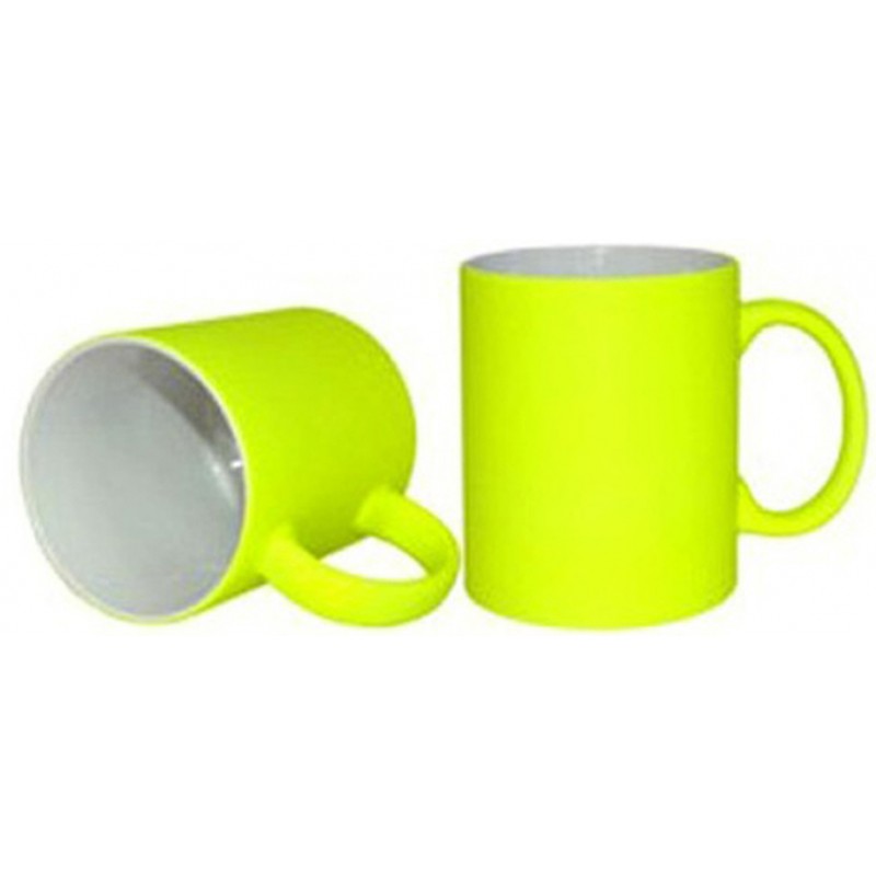 Creasure Fluor Matt Mug 330 ml. - neon yellow