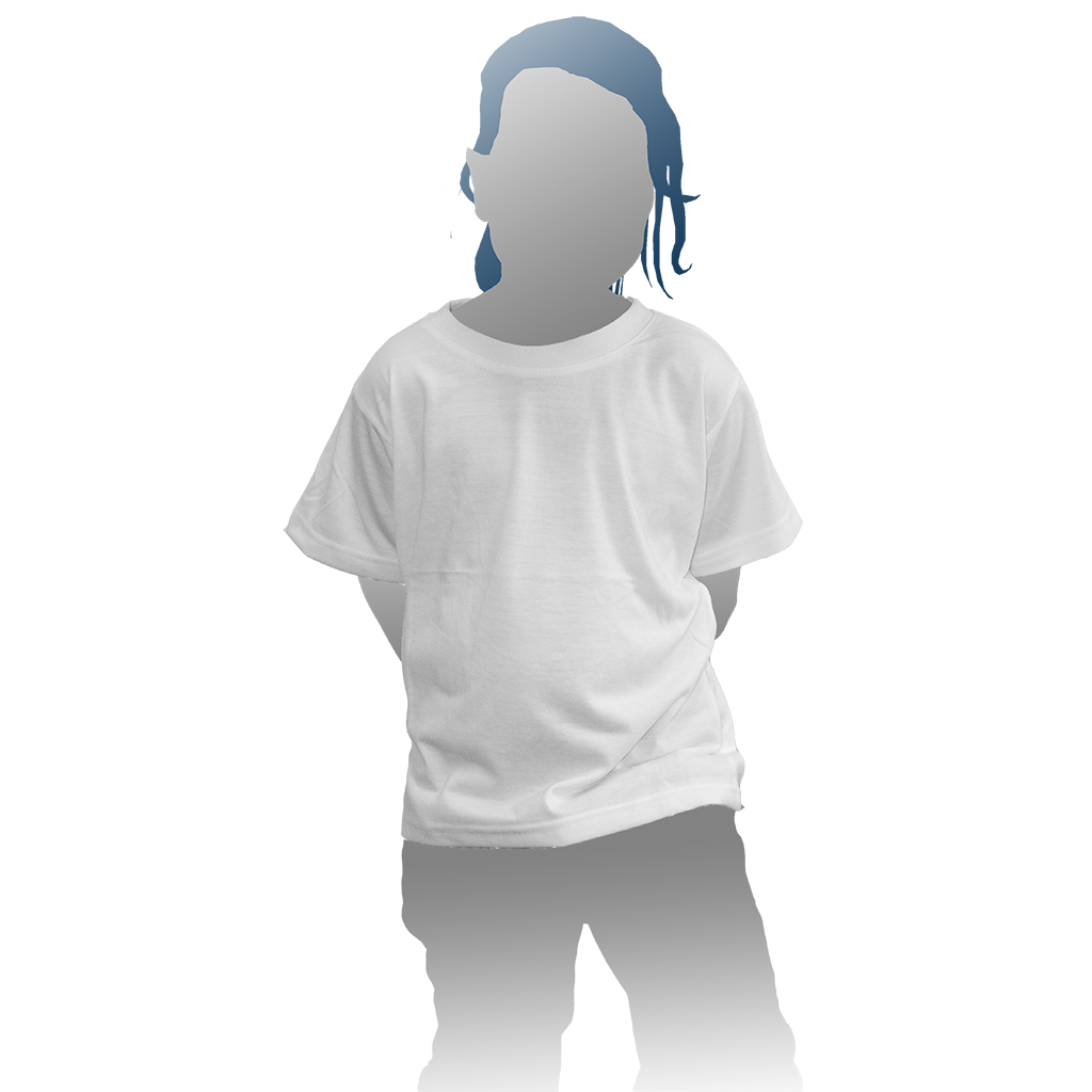 Subli Kids Basic T-Shirt maat 7 tot 8 jaar - maat 122-128