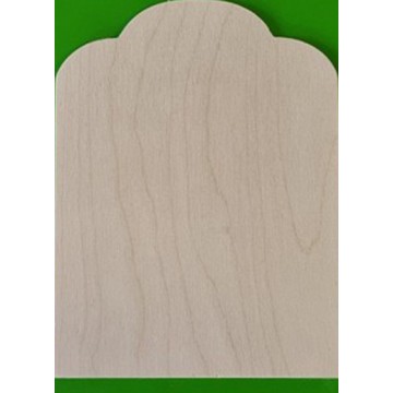 Subli Naturel Wood Panel 15 x 20 cm. - special model dikte 3 mm.