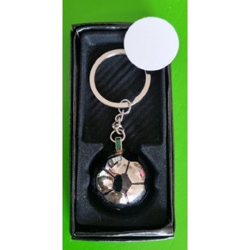 Subli Sleutelhanger Voetbal - subli inlay 28 mm. rond