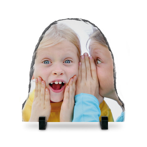 Subli Leisteen wit mat 20 x 20 cm. - wave model incl. 2 voetjes