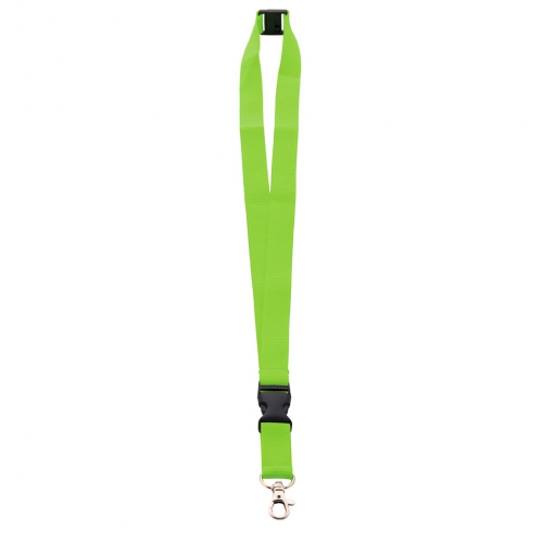 Subli Keycord lichtgroen - breedte 25 mm. met veiligheidssluiting