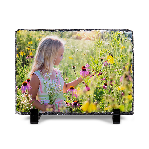 Subli Leisteen wit mat 20 x 30 cm. - incl. 2 voetjes