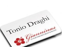 AluSub Badge met Speld Glanzend Wit - formaat 5 x 7,5 cm.