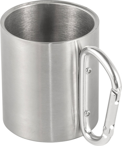 AluSub Mug Alluminium met Zilveren Clipper met Doosje - 10 oz beker
