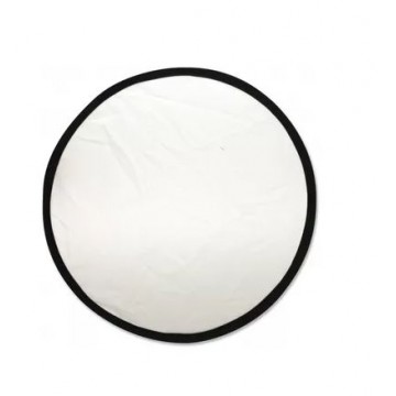SUBLI Nylon Opvouwbare Frisbee Wit - diameter 25 cm.