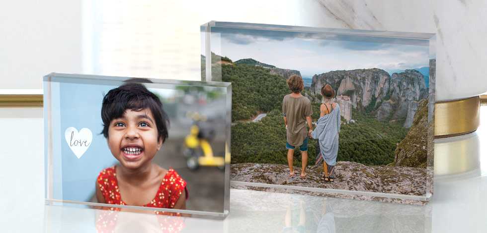 Subli Acrylglas Photoblock 150 x 200 mm. - dikte 20 mm.