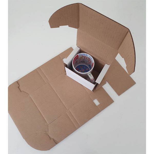 Smash Proof Verzend Box - voor 1 beker beker