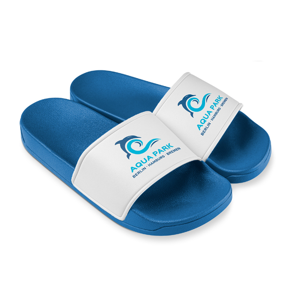 Bathslippers Royal blue / White 46 - voor DTF en Flex