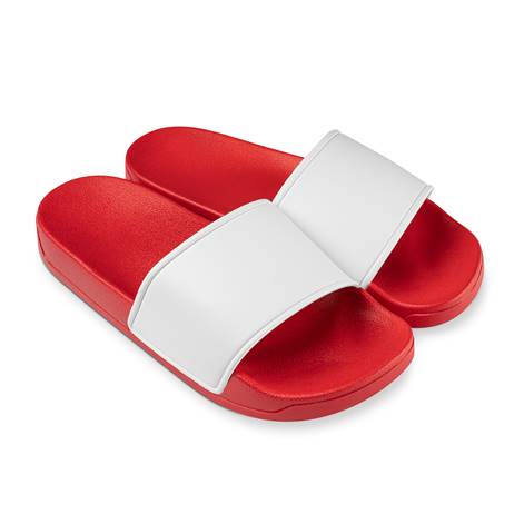 Bathslippers Red / White 36 - voor DTF en Flex