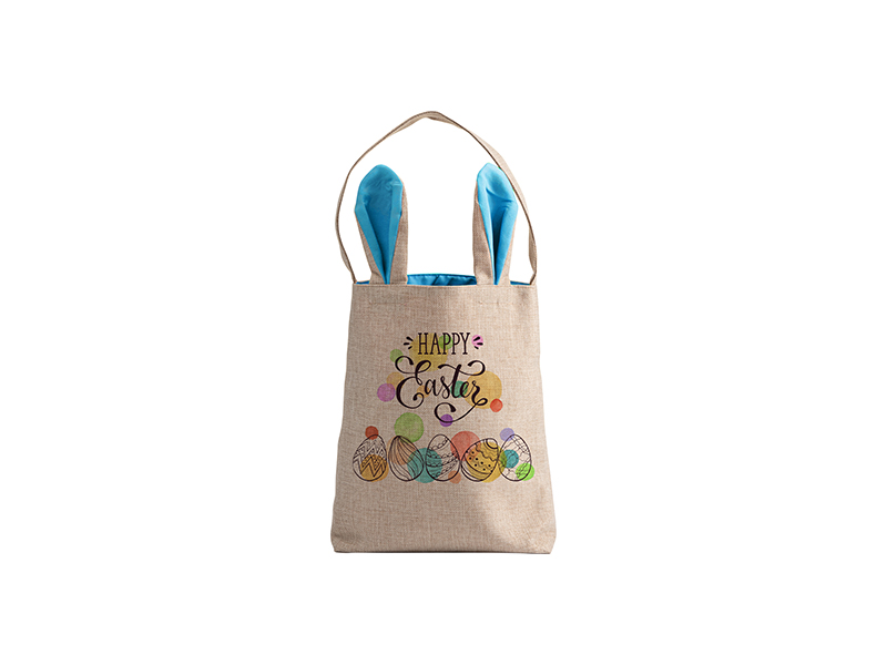 SUBLI Easter Bunny Bag Blue - formaat 29 x 34 cm.