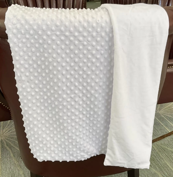 Subli Baby Blanket Wit - massage deken formaat 76 x 102 cm.