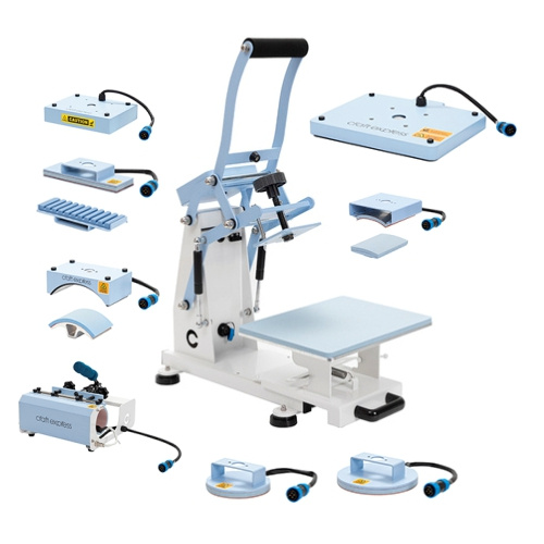 Craft Express Hobby Combo Heat Press 8 in 1 - formaat 23 x 30 cm.