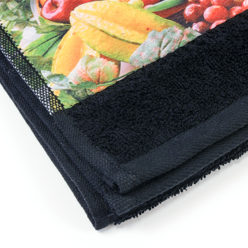 Subli Handdoek 400 - 67 x 140 cm. black