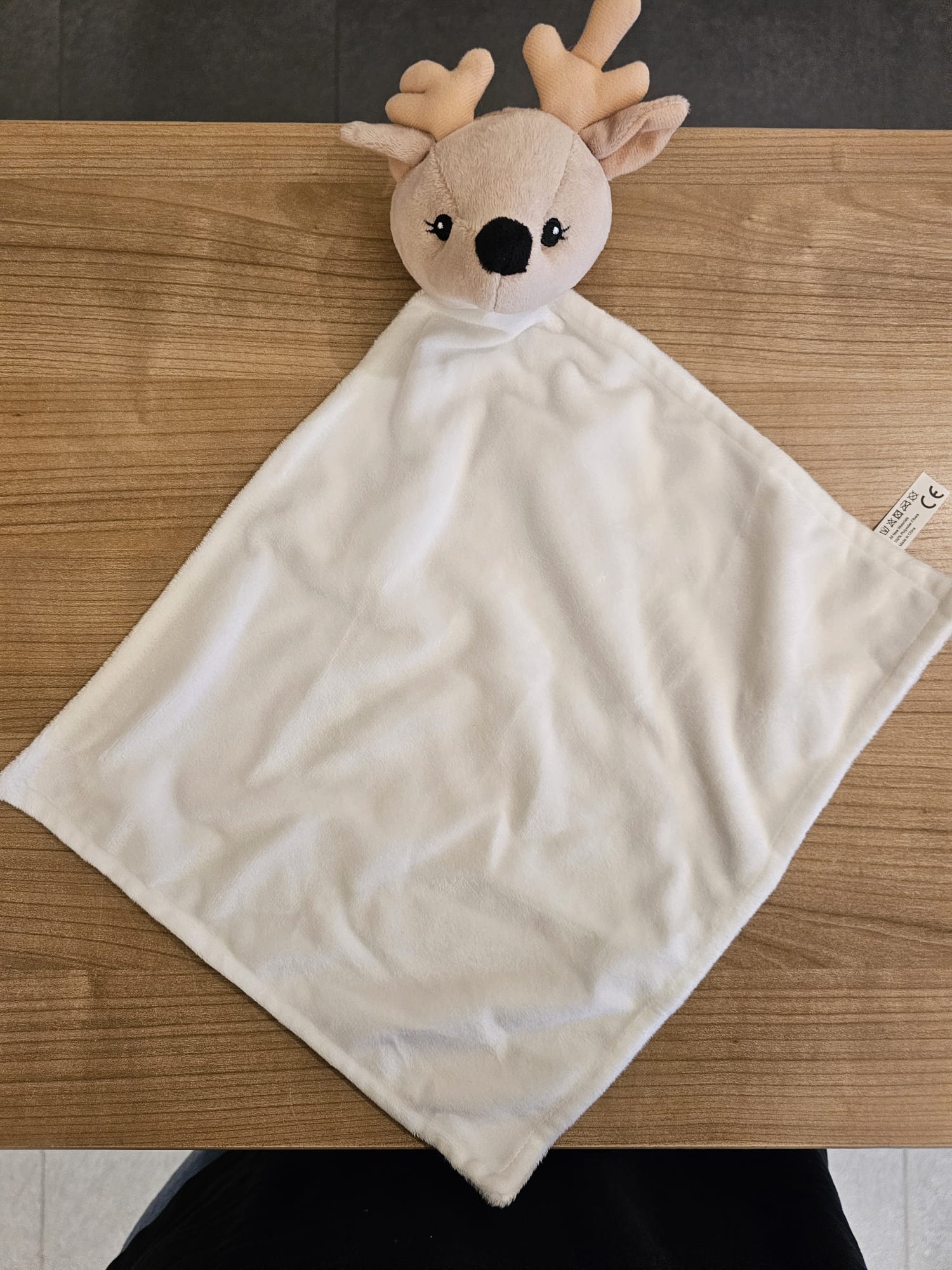 Baby knuffeldoek - Hert 28 x 35 cm 