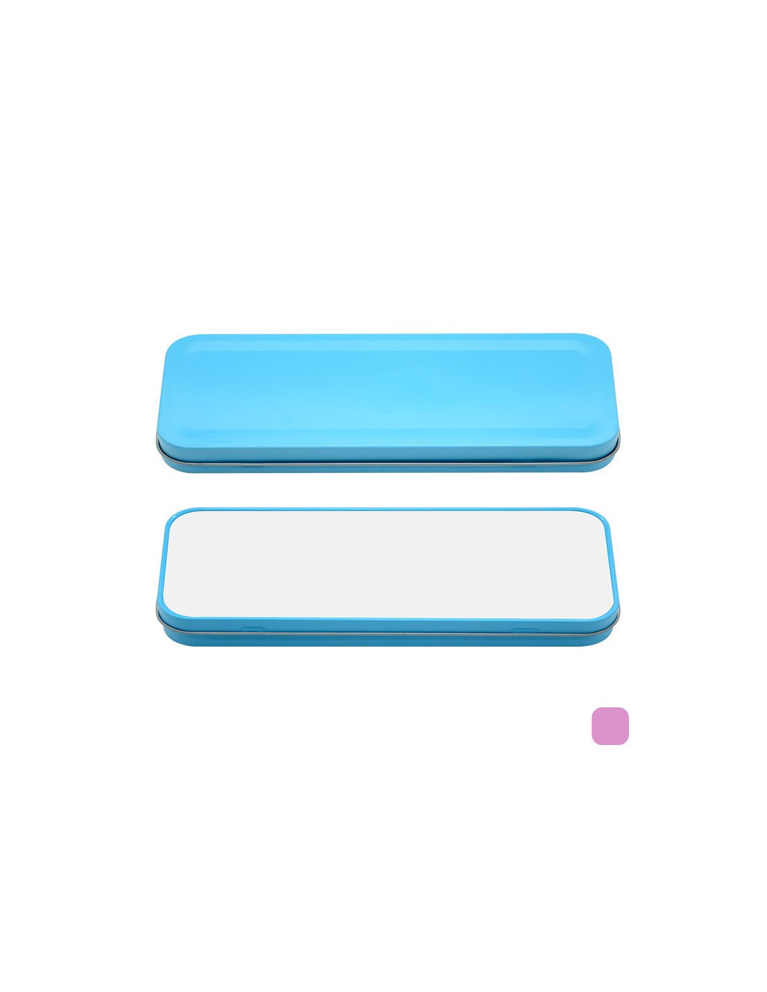 Subli Pennenblik blauw / wit - formaat 190 x 80 x 22 mm.