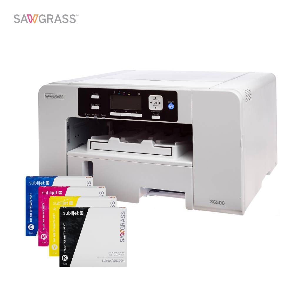 Startset Sawgrass SG 500 printer - cartridges 31 ml.