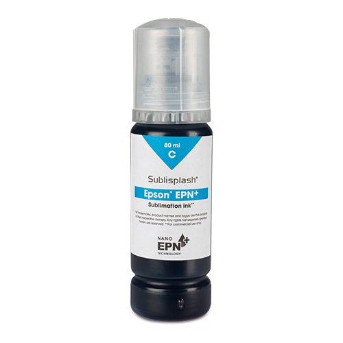 Sublisplash EPN+ Ink - fles 80 ml. Cyan