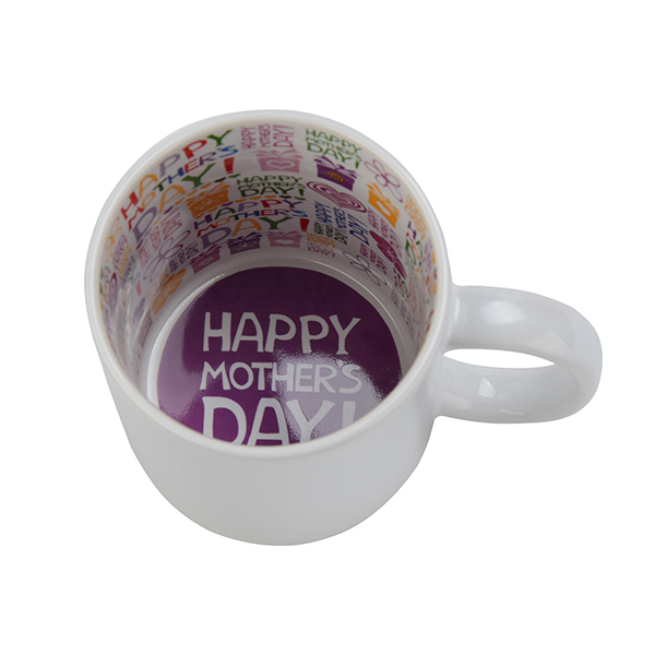Subli Motto Mug Happy Mothers Day - beker 330 ml.