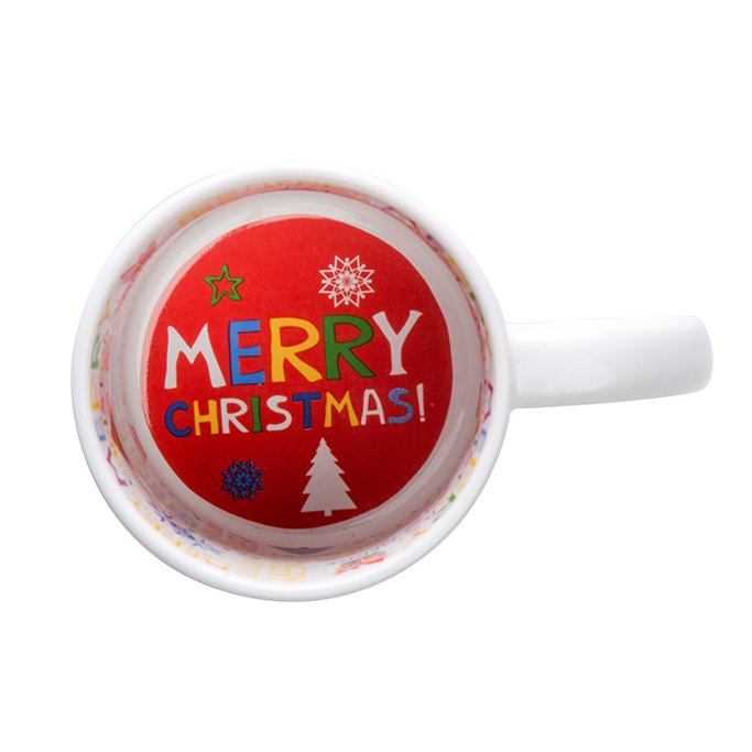 Subli Motto Mug Merry Christmas - beker 330 ml.