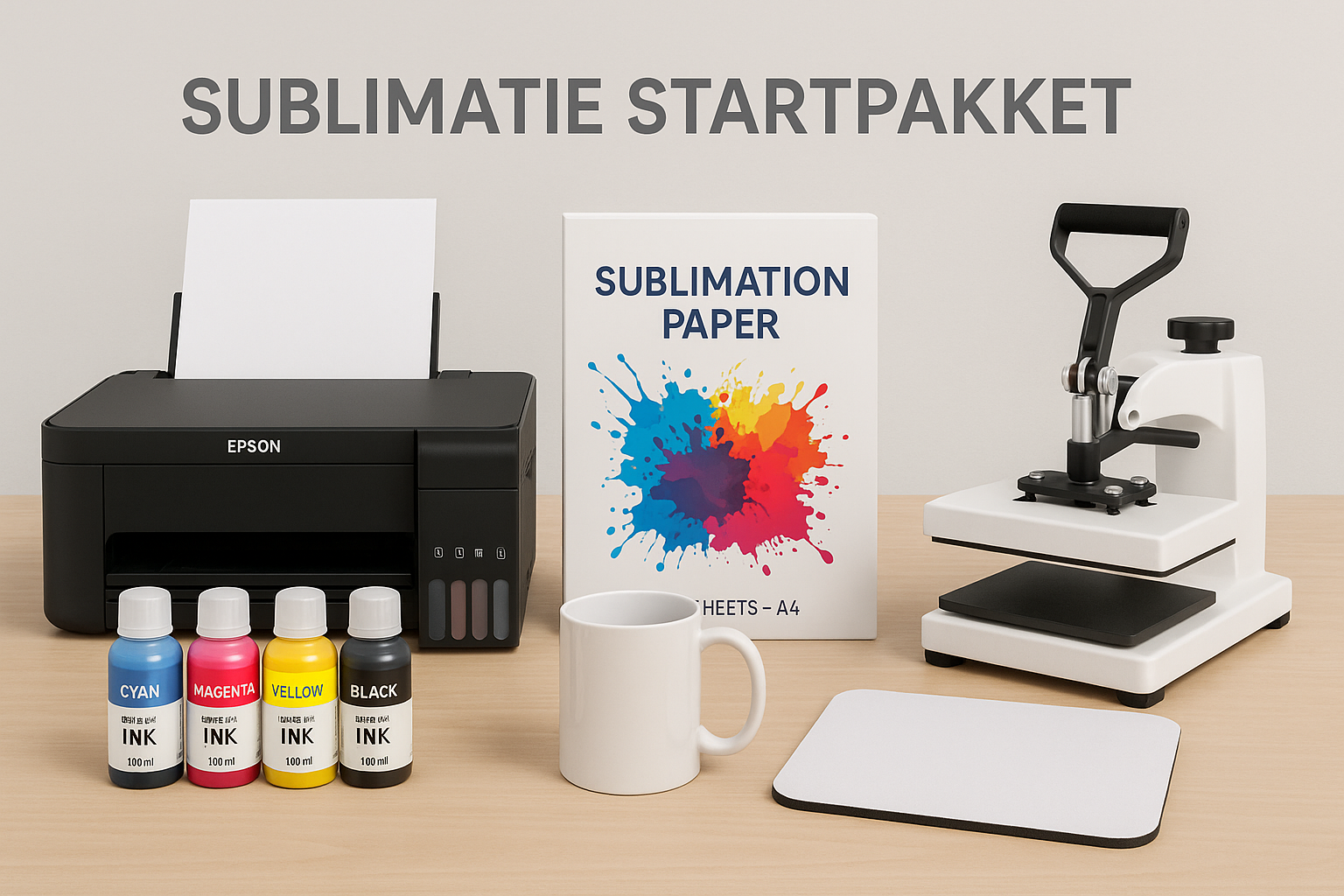 Sublimatie startpakketten