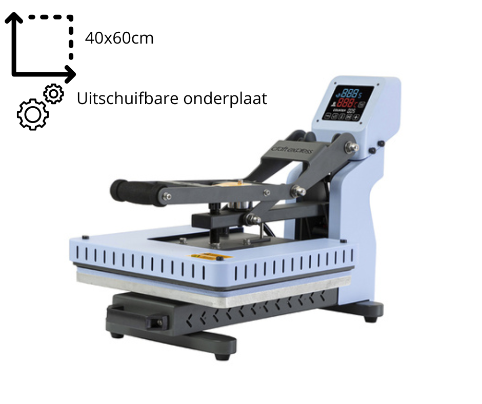 Craft Express Manueel met Drawer Lightblue - transferpers 40 x 60 cm.
