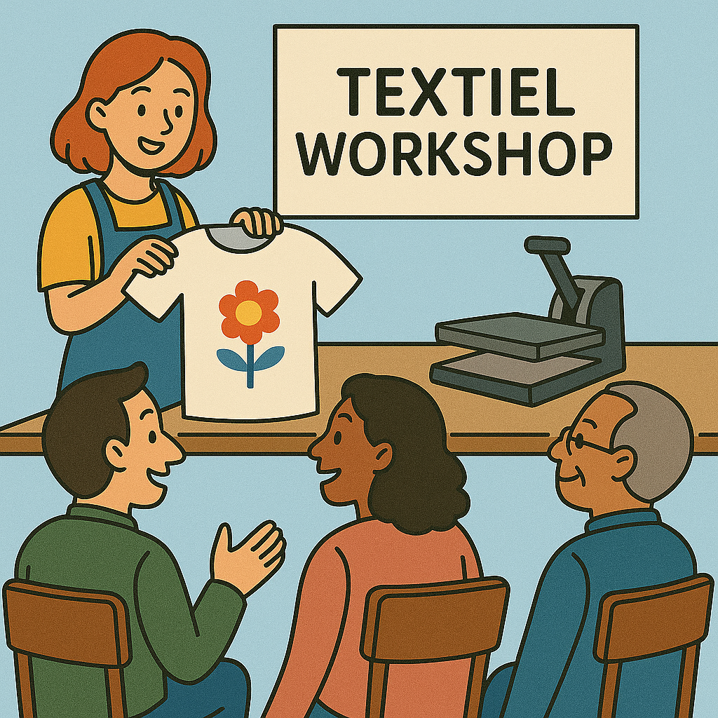 Workshop Textielbedrukken - Alle manieren