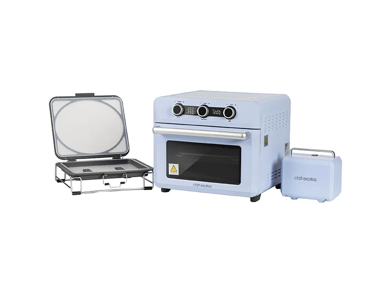 Craft Express 25L oven samen met de Vacuum Oven Tray