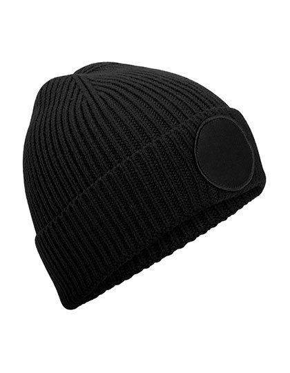 Beanie met ronde Patch