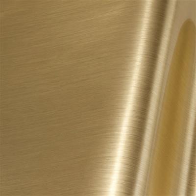 AluSub Plaat 0,5 mm. goud geborsteld - formaat 30,5 x 61 cm.