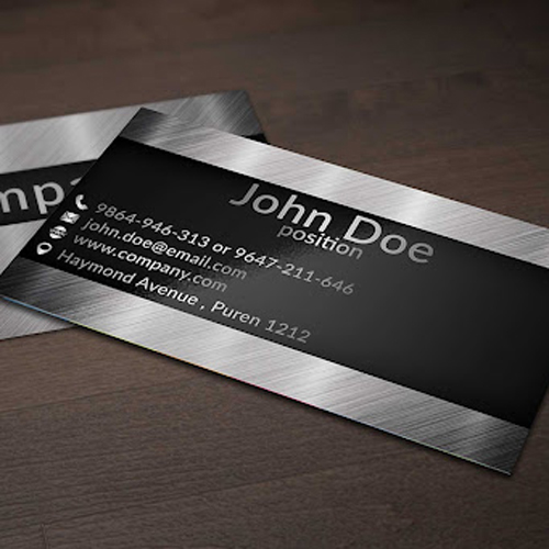 Aluminium Visitekaartjes