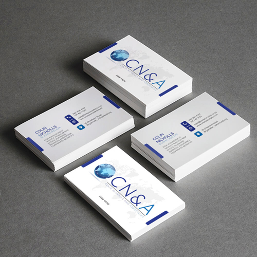 AluSub Visitekaartje wit - 55 x 86 x 0,2 mm.