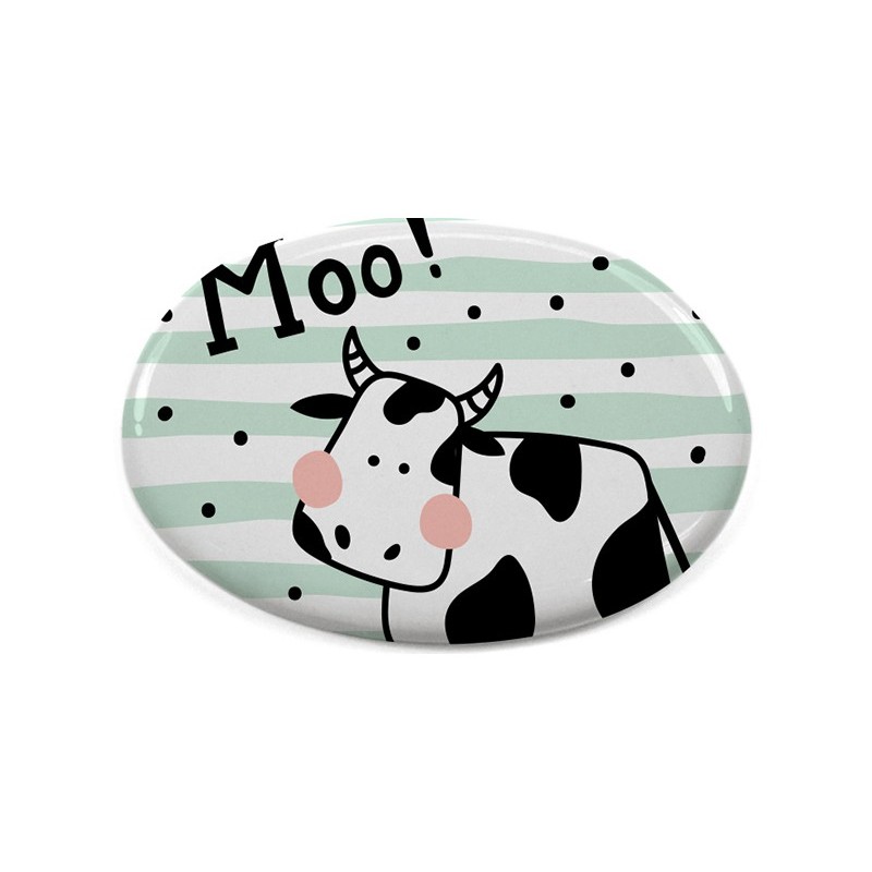 Subli Tegel 9 x 12,5 cm. ovaal - glossy white