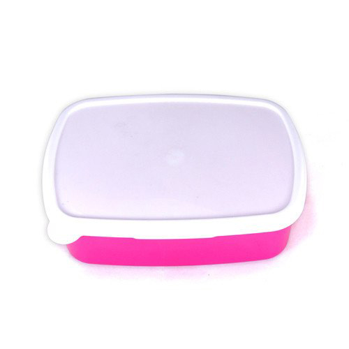 Subli Lunchbox roze - losse deksel 18 x 13 cm.