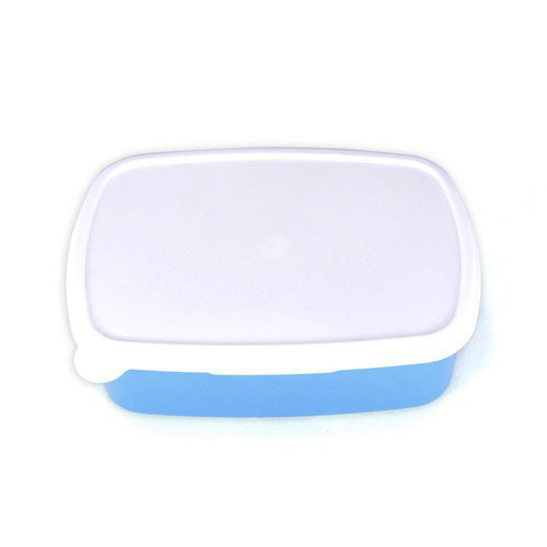 Subli Lunchbox lichtblauw - losse deksel 18 x 13 cm.