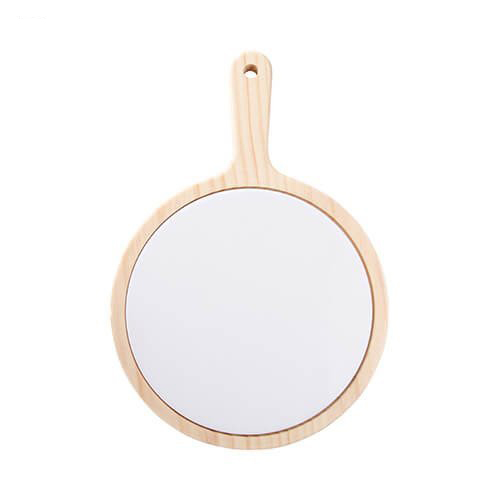 Subli Kaasplank Rond 20 cm. - hout met tegel