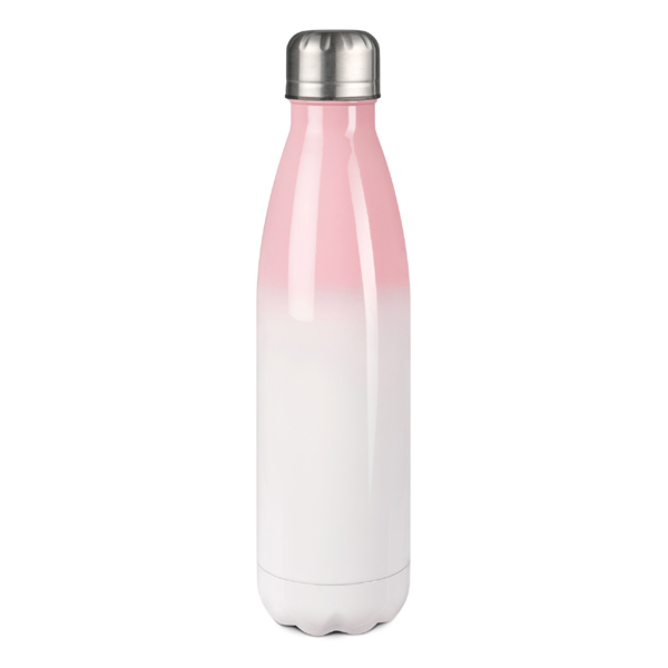 RVS Thermosfles Pink-White - inhoud 500 ml.