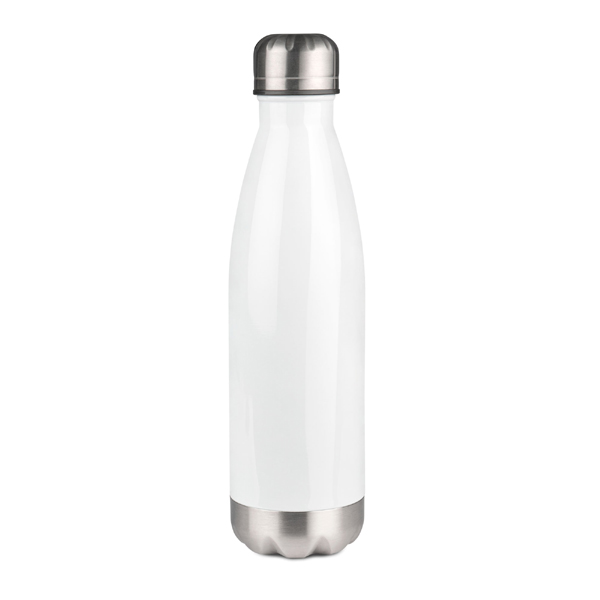 RVS Thermosfles Silver-White - inhoud 500 ml.