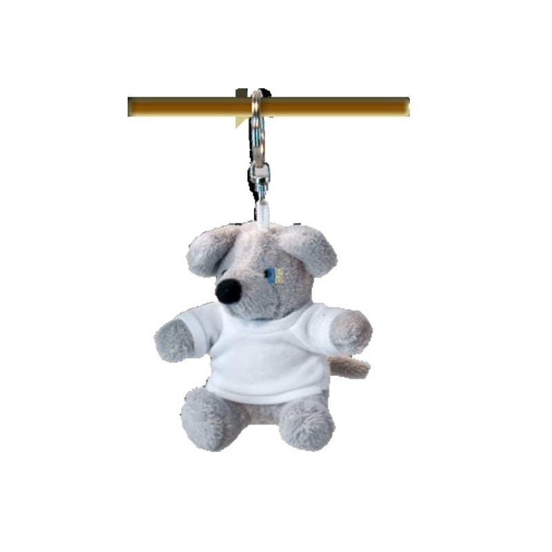 Pluche Sleutelhanger - Muis met shirt