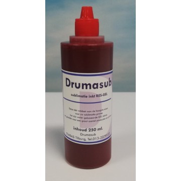 Subli RES-GEL Ink Magenta - inhoud 250 ml. rood