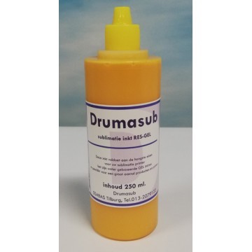 Subli RES-GEL Ink Yellow - inhoud 250 ml. geel