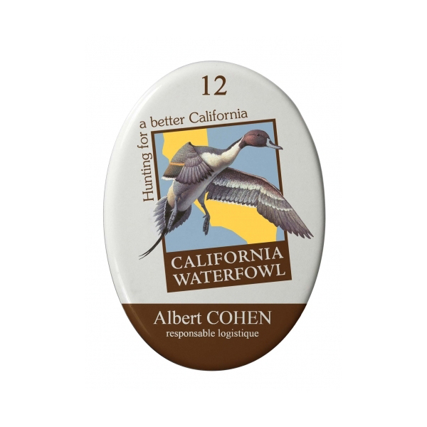 Subli Tegel 5 x 7,5 cm. ovaal - glossy white